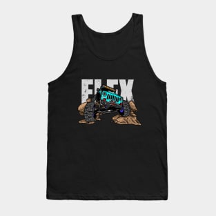 Jeep Flex Ocean Blue Tank Top